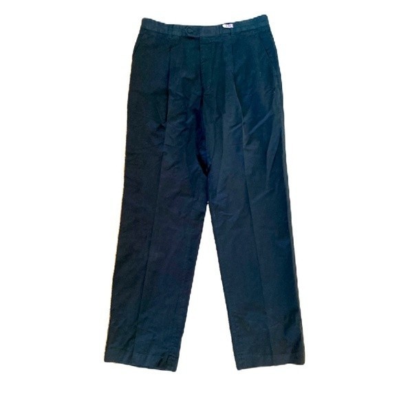 Straight fit Burberry black khakis 34x30.